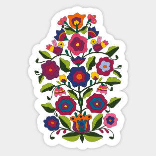 Ukrainian Motif - Folk Embroidery Art Sticker